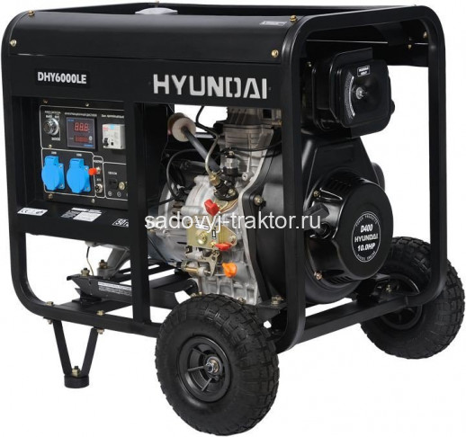 Дизельный генератор Hyundai DHY 6000LE