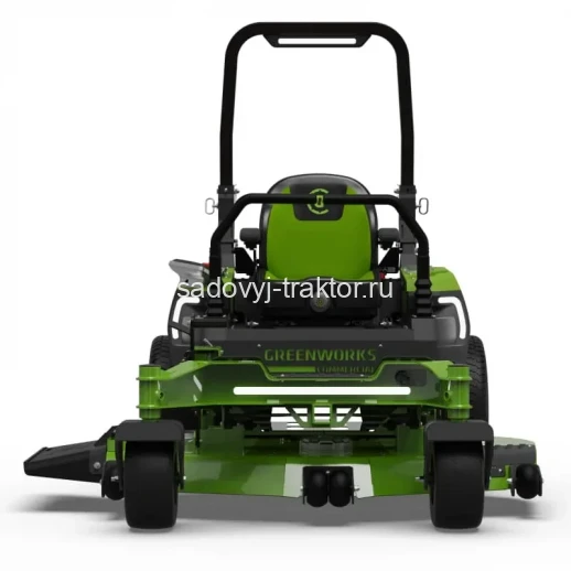 Райдер садовый аккумуляторный Greenworks ZTC152, 82V, 152 см, с АКБ 24 с нулевым радиусом разворота