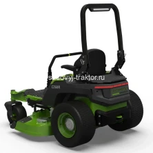 Райдер садовый аккумуляторный Greenworks ZTC152, 82V, 152 см, с АКБ 24  с нулевым радиусом разворота