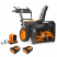 Снегоуборщик аккумуляторный VILLARTEC WA6261 SET:AM608 (2шт)+AC604 мод.24/25 б/щ 62В 610мм 2ступ