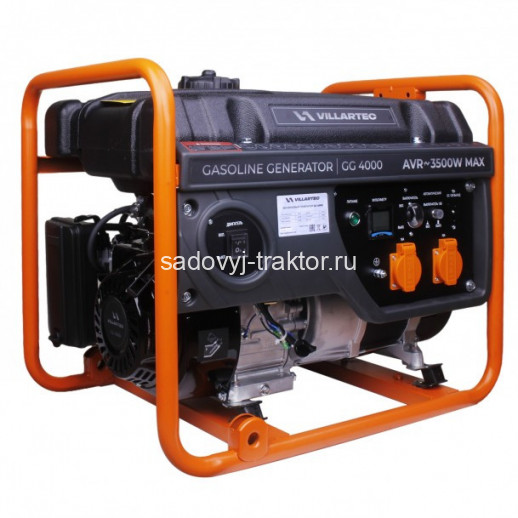 Генератор бензиновый VILLARTEC GG4000, 3,6 кВт
