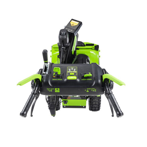 Снегоуборщик аккумуляторный Greenworks Арт. 2602807, 82V, 61 см, самоходный, бесщеточный, без АКБ и ЗУ