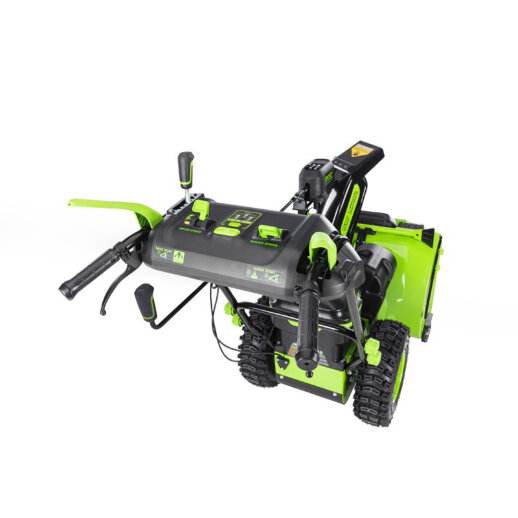 Снегоуборщик аккумуляторный Greenworks Арт. 2602807, 82V, 61 см, самоходный, бесщеточный, без АКБ и ЗУ
